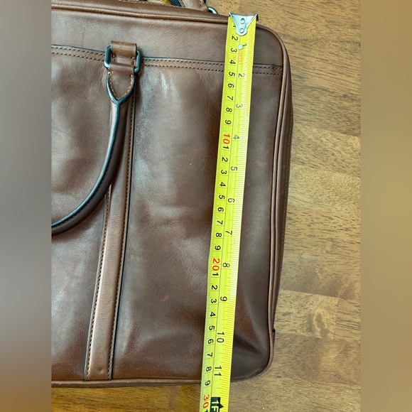 Coach Cognac Brown Leather Computer Bag/Briefcase - Picture 6 of 7